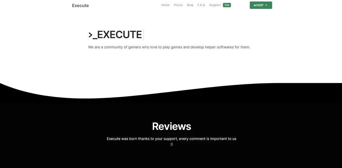 >_Execute — Dijital ürün platformu